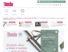Tablet Screenshot of expoboda.com.ve